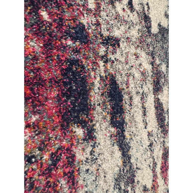 Nova NV23 Abstract Modern Abstract Durable Easy-Care Polypropylene Short Pile Navy Multicolour Rug-Asiatic Carpets-Rug Love - The Most Loved Rug Store