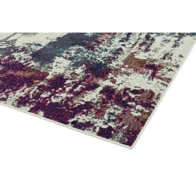 Nova NV23 Abstract Modern Abstract Durable Easy-Care Polypropylene Short Pile Navy Multicolour Rug-Asiatic Carpets-Rug Love - The Most Loved Rug Store