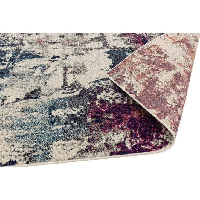 Nova NV23 Abstract Modern Abstract Durable Easy-Care Polypropylene Short Pile Navy Multicolour Rug-Asiatic Carpets-Rug Love - The Most Loved Rug Store