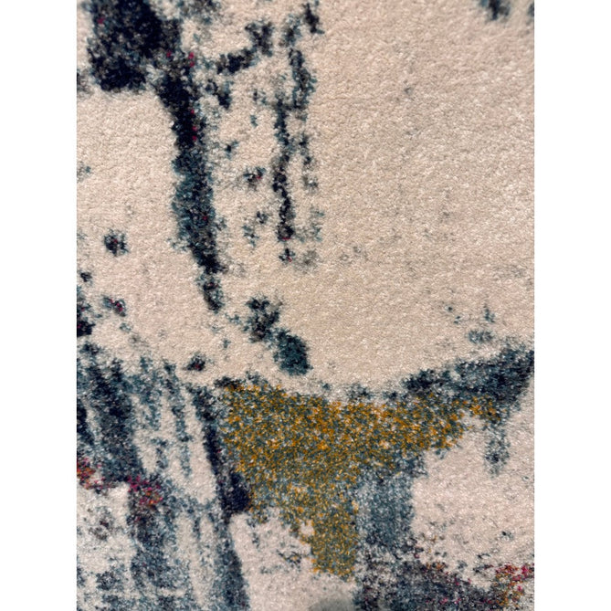 Nova NV23 Abstract Modern Abstract Durable Easy-Care Polypropylene Short Pile Navy Multicolour Rug-Asiatic Carpets-Rug Love - The Most Loved Rug Store