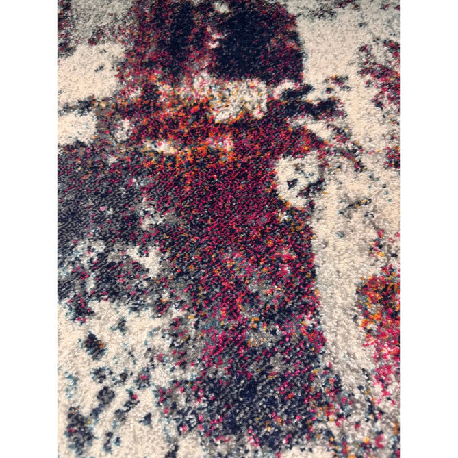 Nova NV23 Abstract Modern Abstract Durable Easy-Care Polypropylene Short Pile Navy Multicolour Rug-Asiatic Carpets-Rug Love - The Most Loved Rug Store