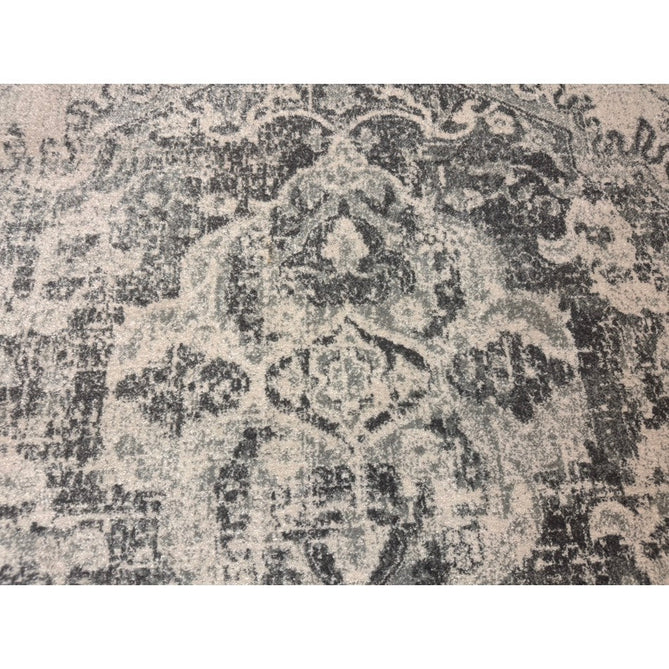 Nova NV26 Medallion Traditional Border Durable Easy-Care Polypropylene Short Pile Ivory/Grey Rug-Asiatic Carpets-Rug Love - The Most Loved Rug Store