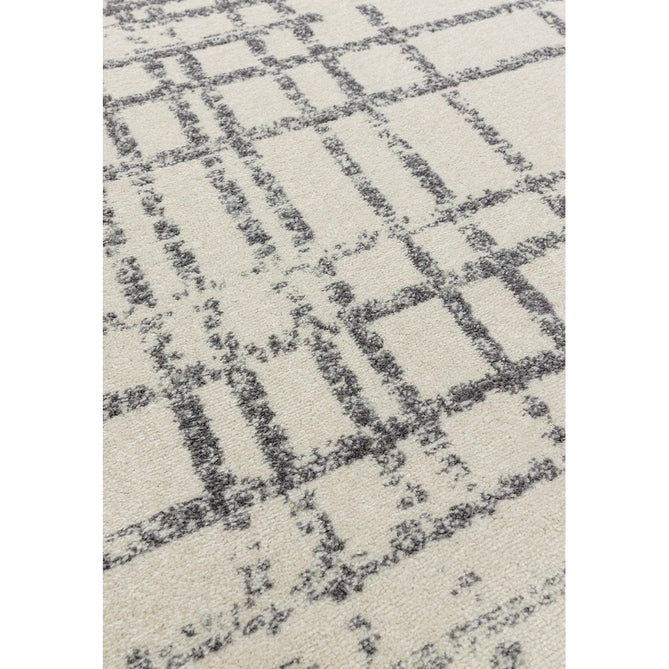 Nova NV31 Grid Modern Abstract Durable Easy-Care Polypropylene Short Pile Grey Rug-Asiatic Carpets-Rug Love - The Most Loved Rug Store