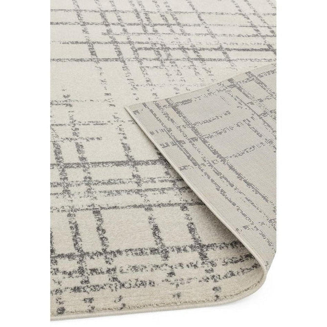 Nova NV31 Grid Modern Abstract Durable Easy-Care Polypropylene Short Pile Grey Rug-Asiatic Carpets-Rug Love - The Most Loved Rug Store