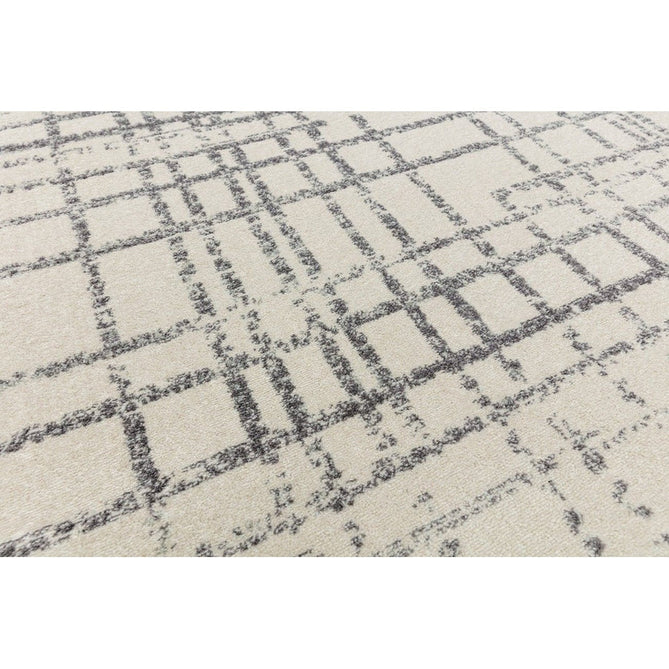 Nova NV31 Grid Modern Abstract Durable Easy-Care Polypropylene Short Pile Grey Rug-Asiatic Carpets-Rug Love - The Most Loved Rug Store