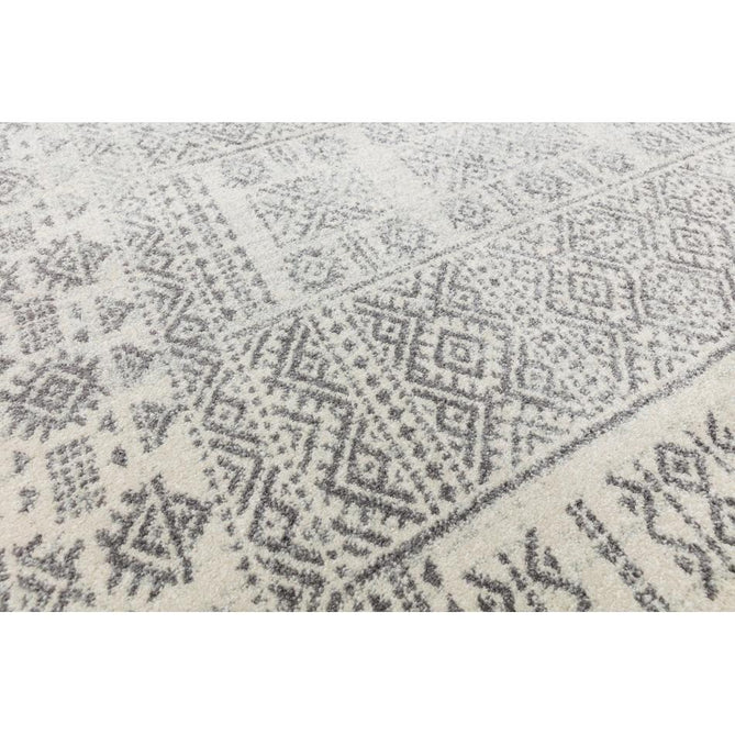 Nova NV33 Tribal Modern Abstract Durable Easy-Care Polypropylene Short Pile Grey Rug-Asiatic Carpets-Rug Love - The Most Loved Rug Store