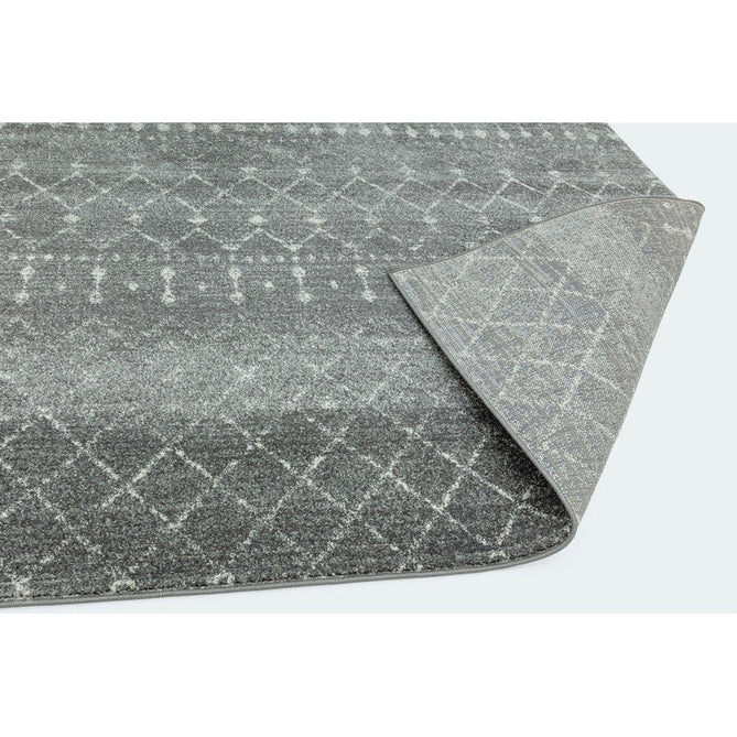 Nova NV34 Nomadic Modern Tribal Durable Easy-Care Polypropylene Short Pile Grey Rug-Asiatic Carpets-Rug Love - The Most Loved Rug Store