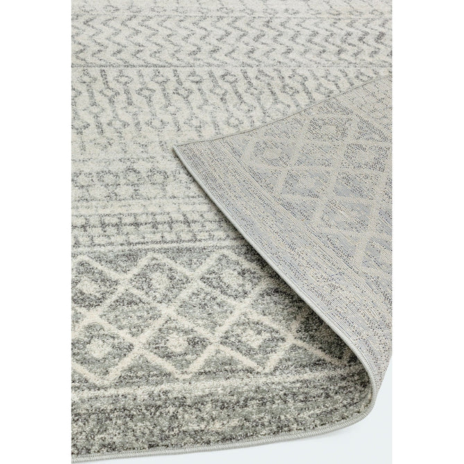 Nova NV35 Aztec Modern Tribal Durable Easy-Care Polypropylene Short Pile Grey Rug-Asiatic Carpets-Rug Love - The Most Loved Rug Store