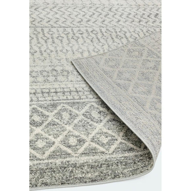 Nova NV35 Aztec Modern Tribal Durable Easy-Care Polypropylene Short Pile Grey Rug-Asiatic Carpets-Rug Love - The Most Loved Rug Store