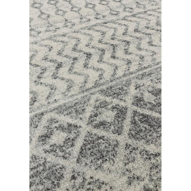 Nova NV35 Aztec Modern Tribal Durable Easy-Care Polypropylene Short Pile Grey Rug-Asiatic Carpets-Rug Love - The Most Loved Rug Store