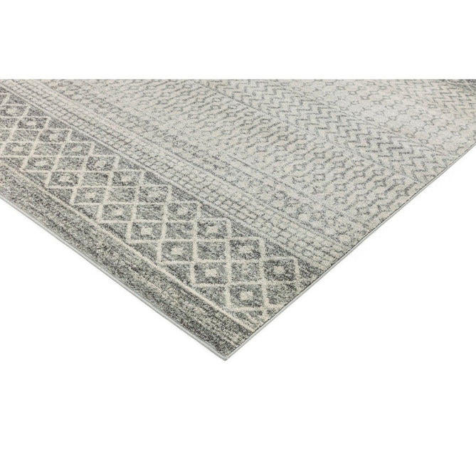 Nova NV35 Aztec Modern Tribal Durable Easy-Care Polypropylene Short Pile Grey Rug-Asiatic Carpets-Rug Love - The Most Loved Rug Store