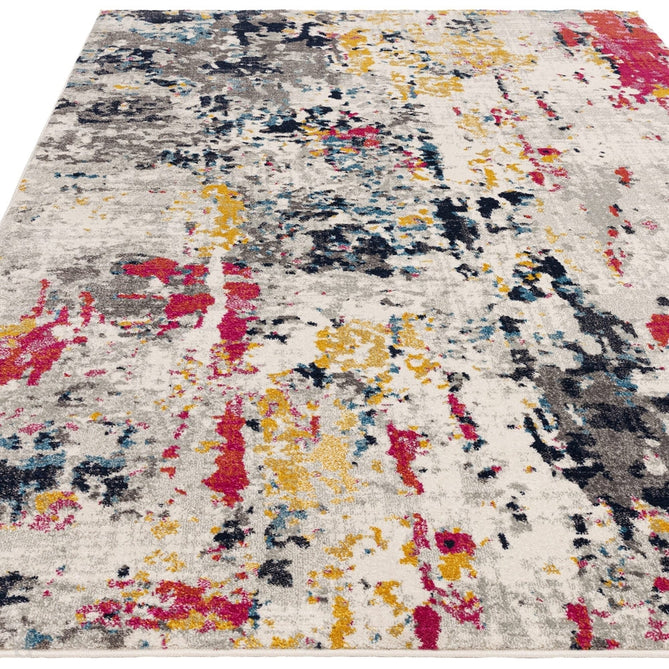 Nova NV38 Palette Modern Abstract Durable Easy-Care Polypropylene Short Pile Multicolour Rug-Asiatic Carpets-Rug Love - The Most Loved Rug Store