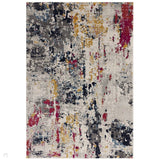Nova NV38 Palette Modern Abstract Durable Easy-Care Polypropylene Short Pile Multicolour Rug