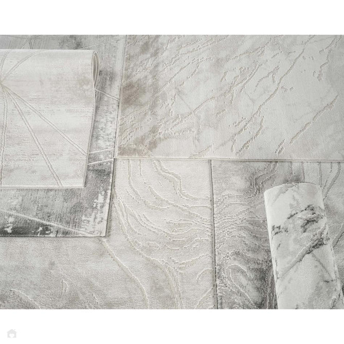 Novu Valley NOV03 Modern Abstract Distressed Marbled Shimmer Soft Velvety Hi-Lo Textured Cut Pile Polyblend Warm Beige/Stone Taupe/Champagne/Sand/Ivory Rug-Desire Rugs-Rug Love - The Most Loved Rug Store