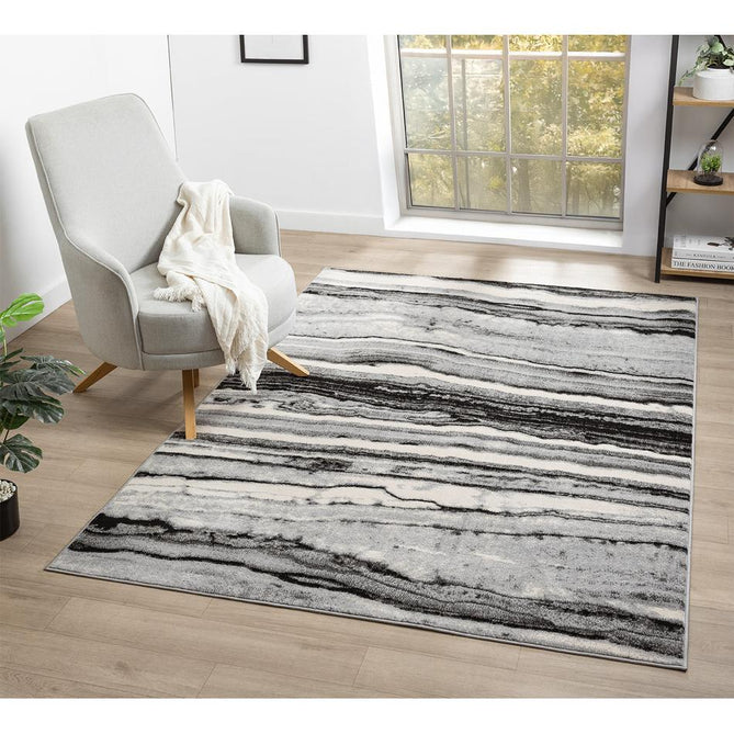 Obsidian Coast OBS37 Grey Rug-Desire Rugs-Rug Love - The Most Loved Rug Store