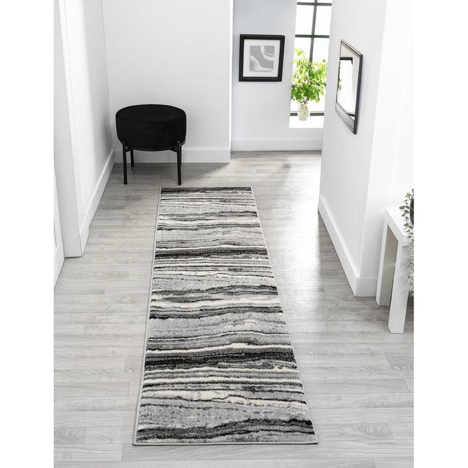 Obsidian Coast OBS37 Grey Runner-Desire Rugs-Rug Love - The Most Loved Rug Store