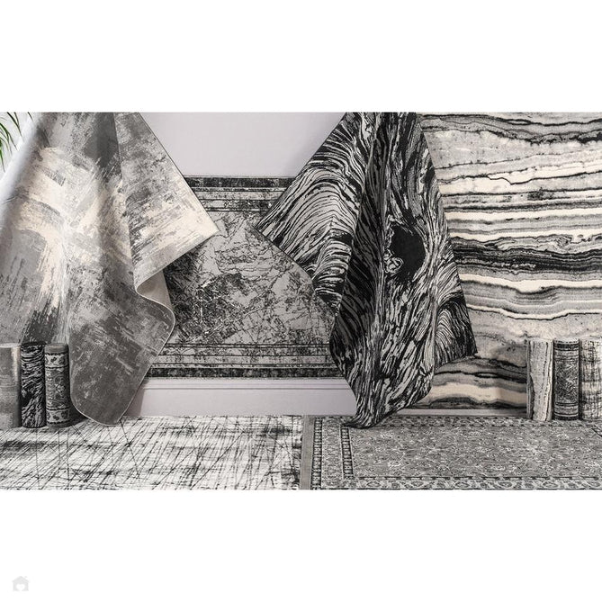 Obsidian Coast OBS37 Grey/Black/Ivory/Steel Grey/Ash Grey Rug-Desire Rugs-Rug Love - The Most Loved Rug Store