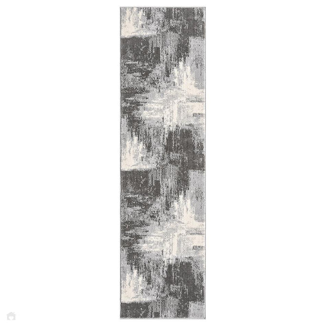 Obsidian Craft OBS33 Dark Charcoal Grey/Mid Grey/Light Silver/Ivory/Taupe Rug-Desire Rugs-Rug Love - The Most Loved Rug Store