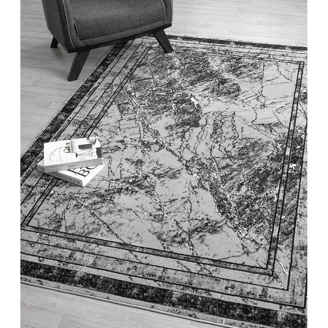 Obsidian Frame OBS36 Grey Rug-Desire Rugs-Rug Love - The Most Loved Rug Store