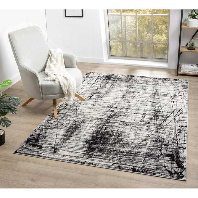 Obsidian Oblique OBS34 Grey Rug-Desire Rugs-Rug Love - The Most Loved Rug Store