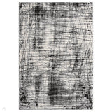 Obsidian Oblique OBS34 Ivory/Charcoal/Light Grey/Black Rug