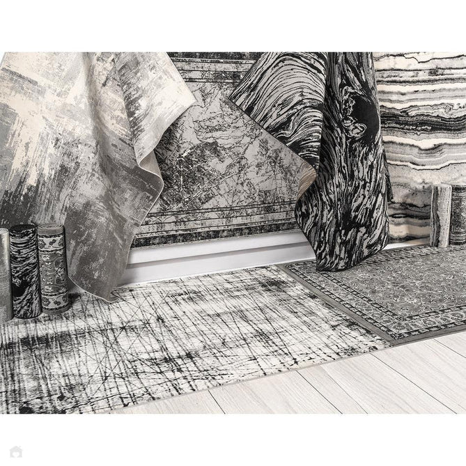 Obsidian Whirlpool OBS35 Charcoal Black/Grey/Steel Grey/Ash Grey/Slate Grey Rug-Desire Rugs-Rug Love - The Most Loved Rug Store