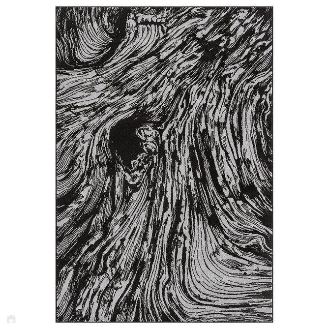 Obsidian Whirlpool OBS35 Charcoal Black/Grey/Steel Grey/Ash Grey/Slate Grey Rug-Desire Rugs-Rug Love - The Most Loved Rug Store