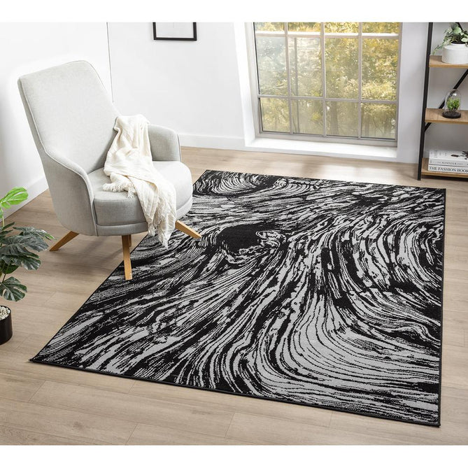 Obsidian Whirlpool OBS35 Grey Rug-Desire Rugs-Rug Love - The Most Loved Rug Store