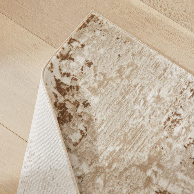 Olivia OLI106 Modern Abstract Distressed Shimmer Soft-Touch Textured Low-Profile Short Pile Polyester Beige Rug-Concept Looms-Rug Love - The Most Loved Rug Store