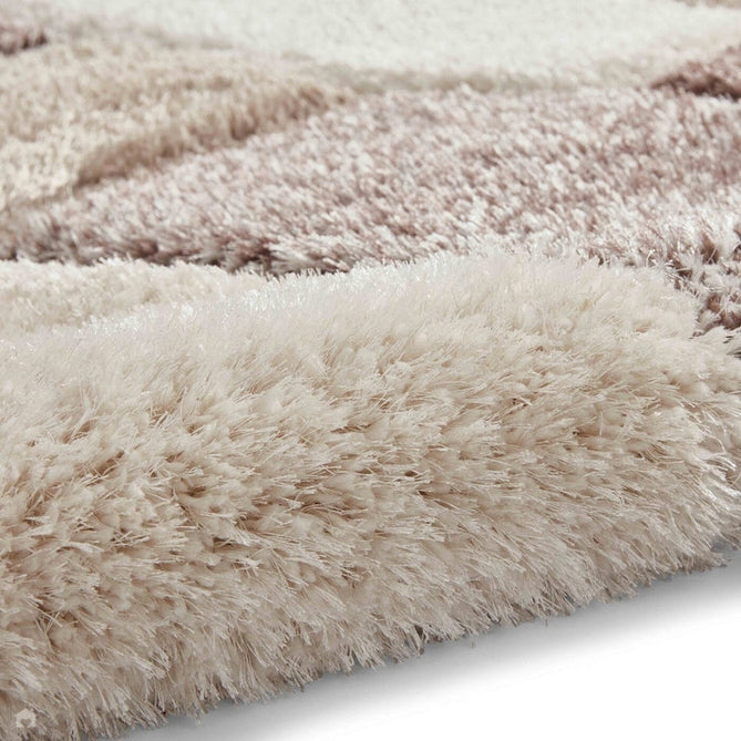 Olympia 2239 3D Geometric Plush Hand Carved Soft Polypropylene Shaggy Beige/Brown/Cream Rug-Think Rugs-Rug Love - The Most Loved Rug Store