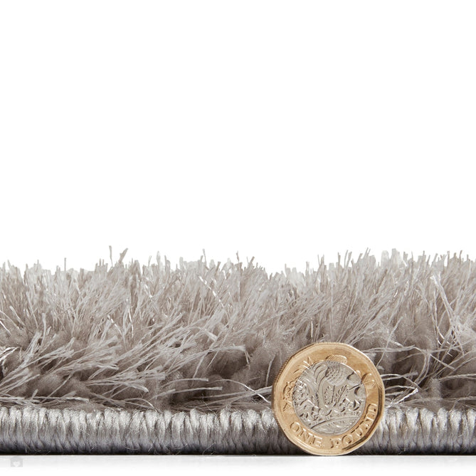 Olympia 2239 3D Geometric Plush Hand Carved Soft Polypropylene Shaggy Grey/Pink/Beige Rug-Think Rugs-Rug Love - The Most Loved Rug Store