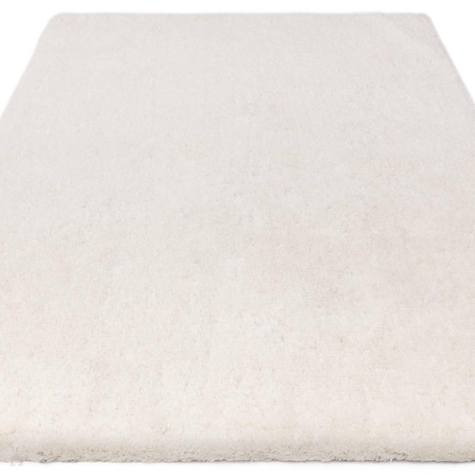 Opulence Plush Plain Soft Subtle Shimmer Sustainable Recycled Polyester Mid-Height Shaggy Ivory Rug-Asiatic Carpets-Rug Love - The Most Loved Rug Store