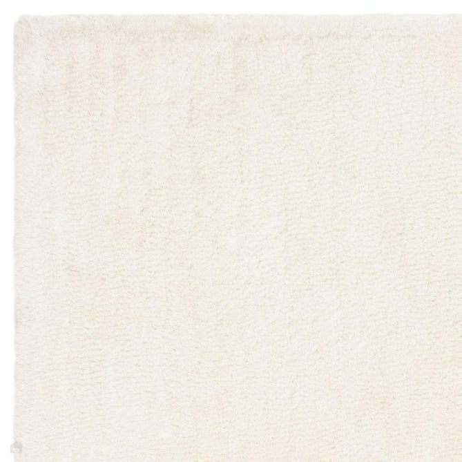 Opulence Plush Plain Soft Subtle Shimmer Sustainable Recycled Polyester Mid-Height Shaggy Ivory Rug-Asiatic Carpets-Rug Love - The Most Loved Rug Store