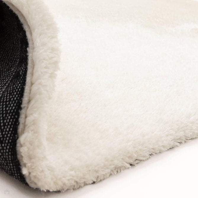 Opulence Plush Plain Soft Subtle Shimmer Sustainable Recycled Polyester Mid-Height Shaggy Ivory Rug-Asiatic Carpets-Rug Love - The Most Loved Rug Store
