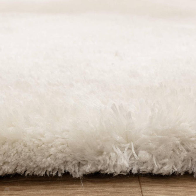 Opulence Plush Plain Soft Subtle Shimmer Sustainable Recycled Polyester Mid-Height Shaggy Ivory Rug-Asiatic Carpets-Rug Love - The Most Loved Rug Store