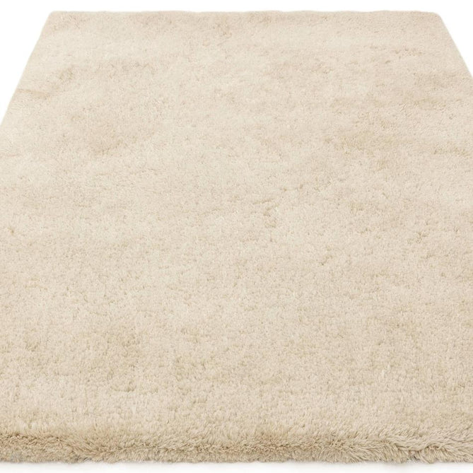Opulence Plush Plain Soft Subtle Shimmer Sustainable Recycled Polyester Mid-Height Shaggy Natural Rug-Asiatic Carpets-Rug Love - The Most Loved Rug Store