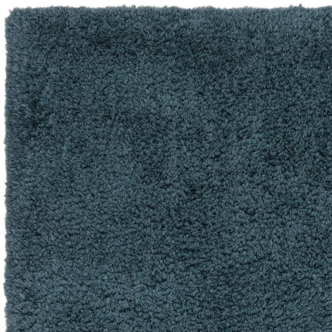 Opulence Plush Plain Soft Subtle Shimmer Sustainable Recycled Polyester Mid-Height Shaggy Petrol Rug-Asiatic Carpets-Rug Love - The Most Loved Rug Store