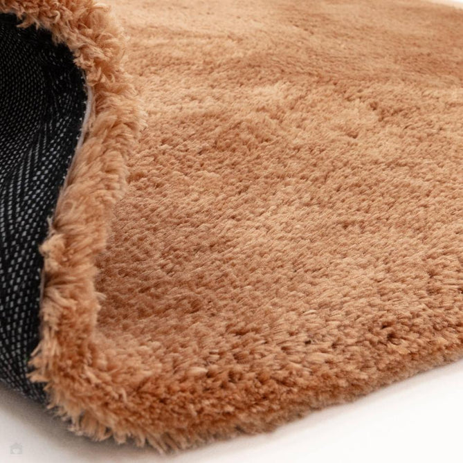 Opulence Plush Plain Soft Subtle Shimmer Sustainable Recycled Polyester Mid-Height Shaggy Rust Terracotta Rug-Asiatic Carpets-Rug Love - The Most Loved Rug Store
