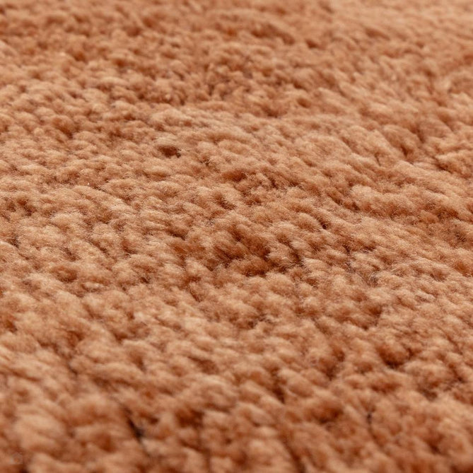 Opulence Plush Plain Soft Subtle Shimmer Sustainable Recycled Polyester Mid-Height Shaggy Rust Terracotta Rug-Asiatic Carpets-Rug Love - The Most Loved Rug Store