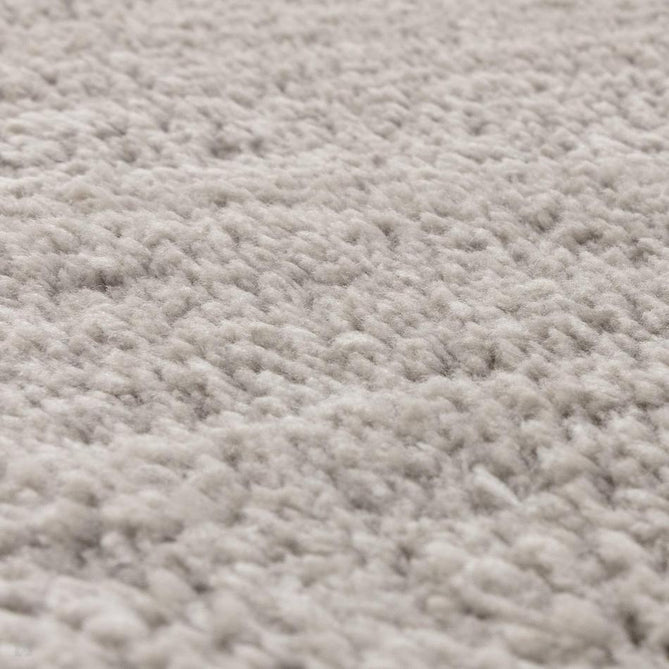 Opulence Plush Plain Soft Subtle Shimmer Sustainable Recycled Polyester Mid-Height Shaggy Silver Rug-Asiatic Carpets-Rug Love - The Most Loved Rug Store