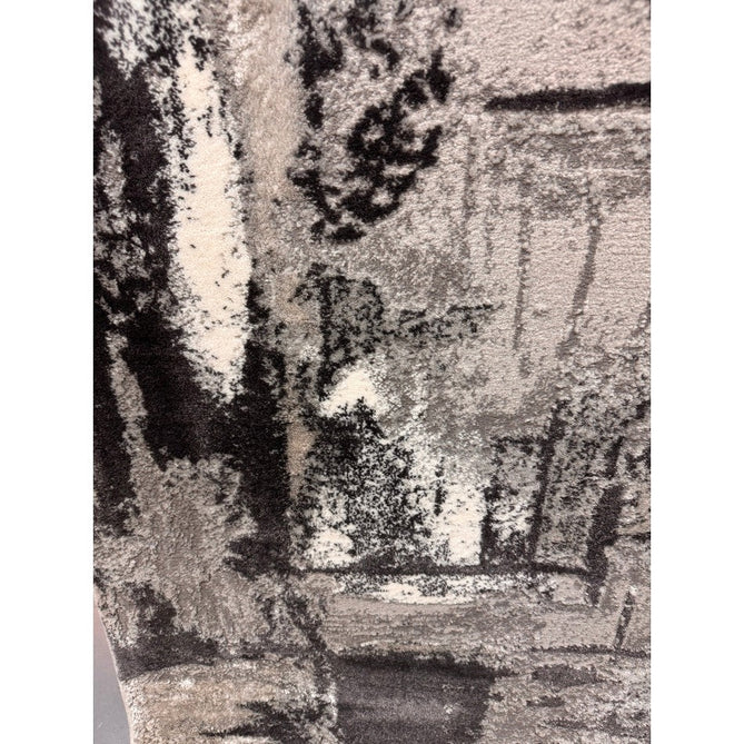 Orion OR02 Decor Modern Abstract Distressed Textured Soft-Touch Metallic Shimmer Grey/Silver/Cream/Charcoal Rug-Asiatic Carpets-Rug Love - The Most Loved Rug Store