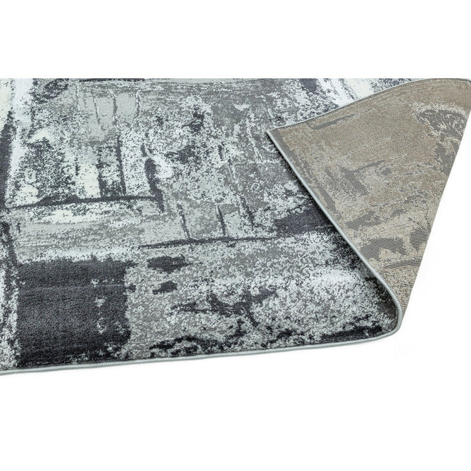 Orion OR02 Decor Modern Abstract Distressed Textured Soft-Touch Metallic Shimmer Grey/Silver/Cream/Charcoal Rug-Asiatic Carpets-Rug Love - The Most Loved Rug Store