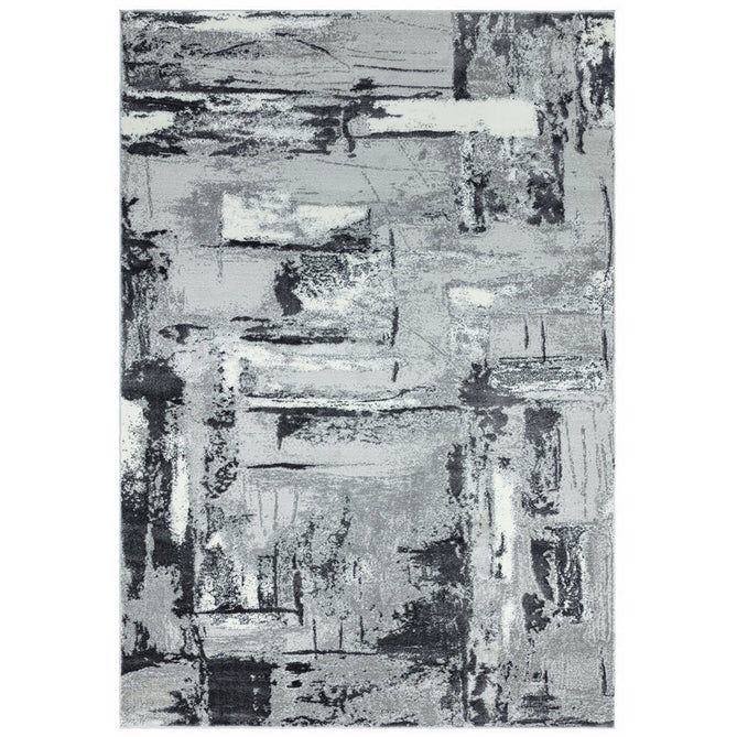 Orion OR02 Decor Modern Abstract Distressed Textured Soft-Touch Metallic Shimmer Grey/Silver/Cream/Charcoal Rug-Asiatic Carpets-Rug Love - The Most Loved Rug Store