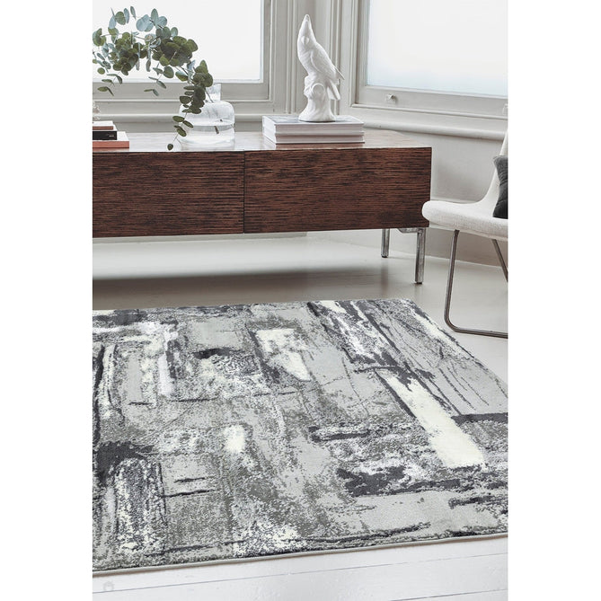 Orion OR02 Decor Modern Abstract Distressed Textured Soft-Touch Metallic Shimmer Grey/Silver/Cream/Charcoal Rug-Asiatic Carpets-Rug Love - The Most Loved Rug Store