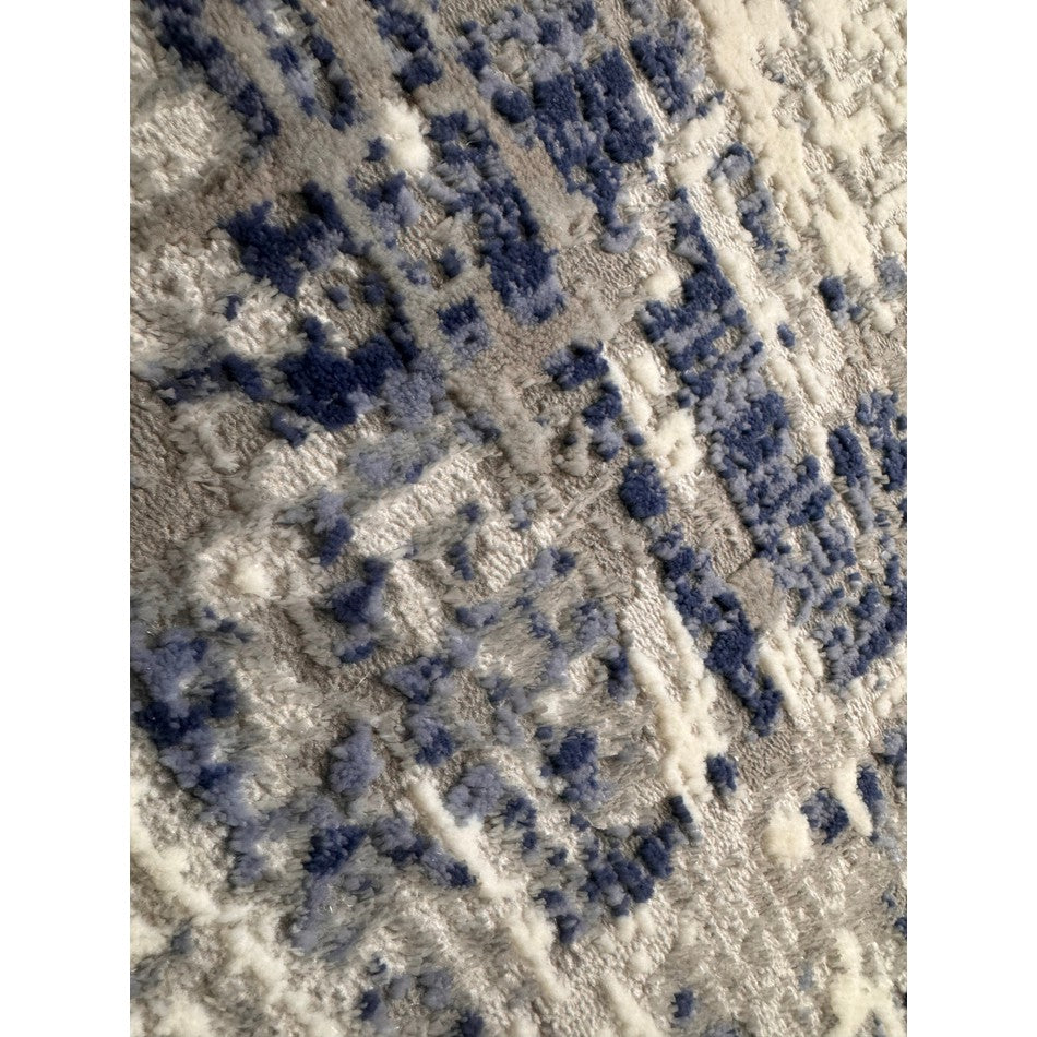 Orion OR04 Abstract Blue Rug 080 x 150 cm Lowest Price £75.00 Rug Love