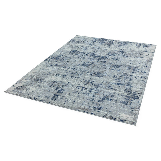 Orion OR04 Abstract Modern Distressed Textured Soft-Touch Metallic Shimmer Blue/Grey/Cream Rug-Asiatic Carpets-Rug Love - The Most Loved Rug Store