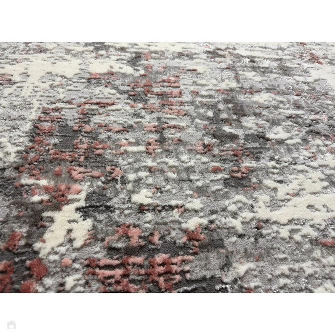 Orion OR06 Abstract Modern Distressed Textured Soft-Touch Metallic Shimmer Pink/Grey/Cream Rug-Asiatic Carpets-Rug Love - The Most Loved Rug Store