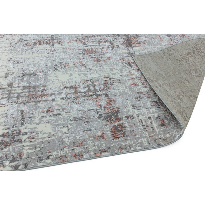 Orion OR06 Abstract Modern Distressed Textured Soft-Touch Metallic Shimmer Pink/Grey/Cream Rug-Asiatic Carpets-Rug Love - The Most Loved Rug Store