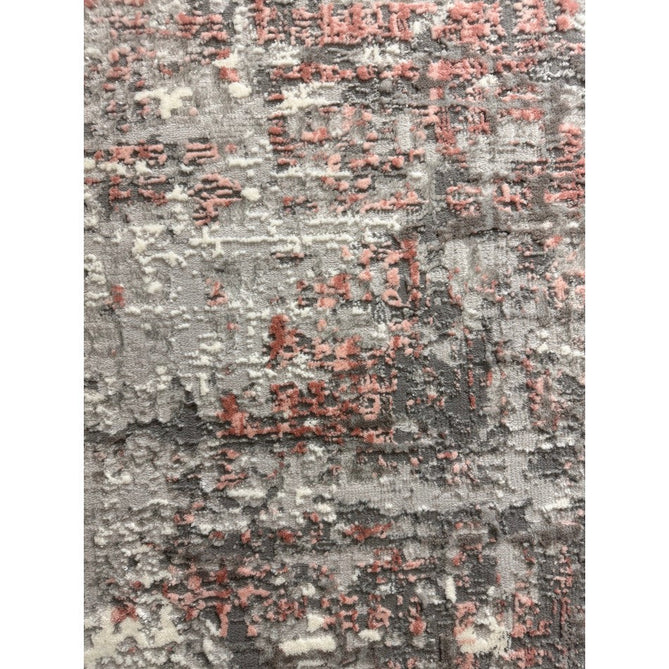 Orion OR06 Abstract Modern Distressed Textured Soft-Touch Metallic Shimmer Pink/Grey/Cream Rug-Asiatic Carpets-Rug Love - The Most Loved Rug Store
