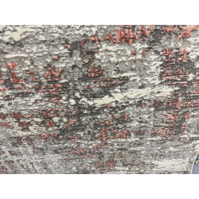 Orion OR06 Abstract Modern Distressed Textured Soft-Touch Metallic Shimmer Pink/Grey/Cream Rug-Asiatic Carpets-Rug Love - The Most Loved Rug Store